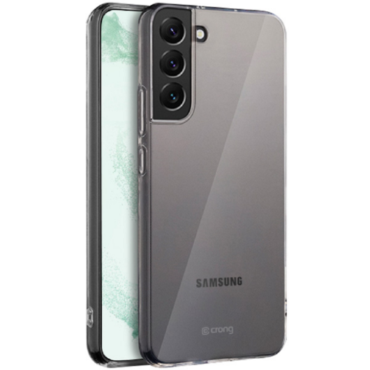 Crong Slim Διάφανη Θήκη Σιλικόνης Samsung Galaxy S22 Plus 5G - 0.8mm - Transparent (CRG-CRSLIM-SGS22P-TRS)