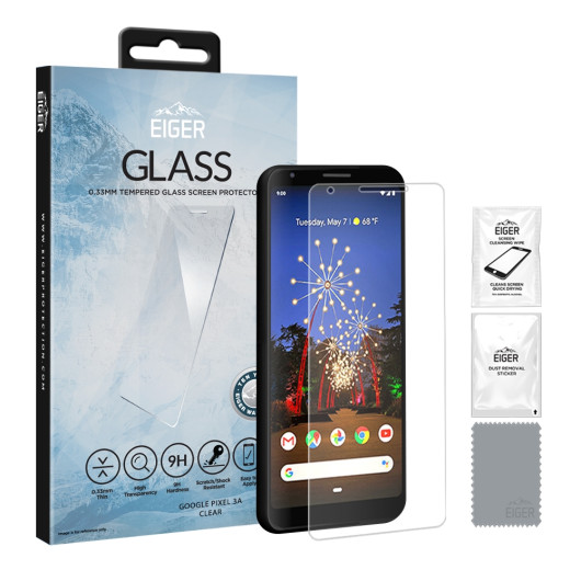 Eiger Google Pixel 3a 2.5D GLASS Clear (EGSP00515)