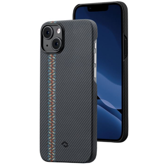 Pitaka Fusion Weaving MagEZ Case 3 - MagSafe Θήκη Aramid Fiber Body Apple iPhone 14 Plus - 0.95mm - 600D - Rhapsody (FR1401M)