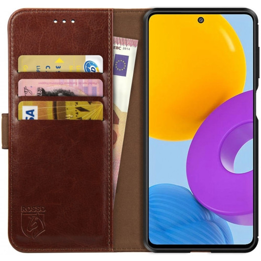 Rosso Element PU Θήκη Πορτοφόλι Samsung Galaxy M52 5G - Brown (96038) 