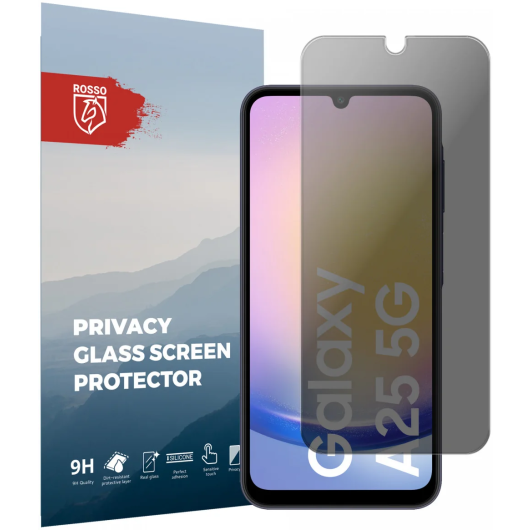 Rosso Tempered Glass Privacy - Αντιχαρακτικό Γυαλί Προστασίας Απορρήτου Οθόνης Samsung Galaxy A25 (8719246429071)