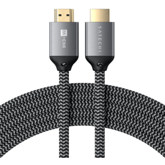 Satechi 8K Ultra High Speed HDMI - Καλώδιο HDMI 4K 120Hz (male) σε Καλώδιο HDMI 8K 60Hz (male) - 200cm (ST-8KHC2MM)