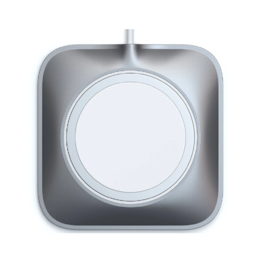 Satechi Aluminum Dock Magsafe - Βάση Αλουμινίου για τον Ασύρματο Φορτιστή MagSafe - Space Gray (ST-AMCCM)