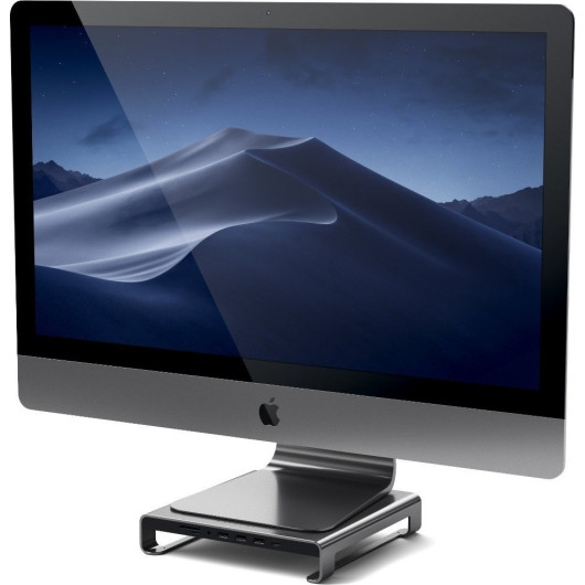 Satechi Type-C Aluminum Monitor Stand Hub for Imac- Βάση Αλουμινίου για Οθόνη Imac - Space Gray (ST-AMSHM)