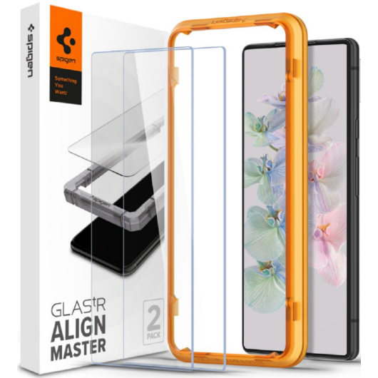 Spigen GLAS.tR ALIGNmaster - Αντιχαρακτικό Γυάλινο Tempered Glass Samsung Galaxy A54 - 2 Τεμάχια (AGL05966)
