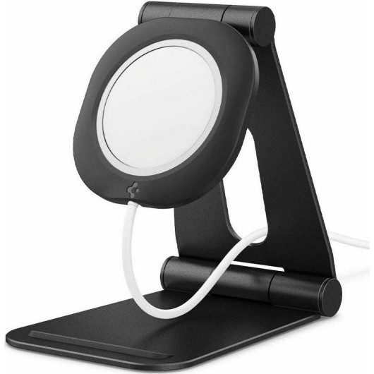 Spigen Mag Fit S Stand - Βάση Αλουμινίου για τον Ασύρματο Φορτιστή MagSafe - Black (AMP02672)