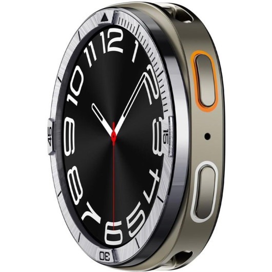 Στεφάνη Προστασίας Samsung Galaxy Watch 8 44mm Spigen Bezel Tune από Ανοξείδωτο Ατσάλι & Αλουμίνιο - Silver (ACS10009)