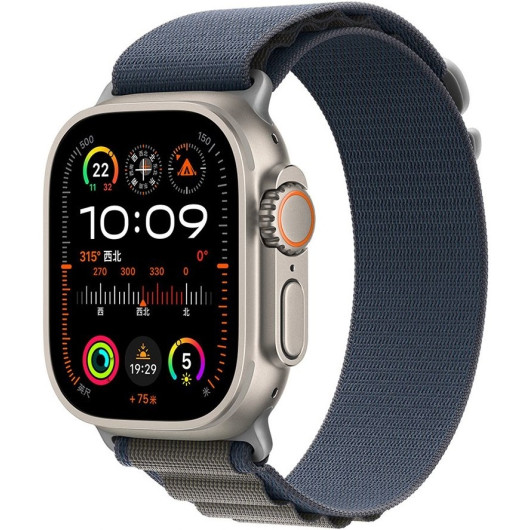 Tech-Protect Nylon Pro Λουράκι - Apple Watch Ultra2/Ultra1/SE/9/8/7/6/5/4 (49/45/44mm) - Navy / Grey (5906302302314)