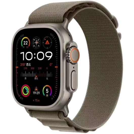 Tech-Protect Nylon Pro Λουράκι - Apple Watch Ultra2/Ultra1/SE/9/8/7/6/5/4 (49/45/44mm) - Titanium / Olive (5906302301539)