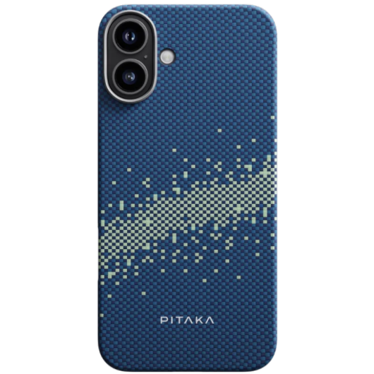Θήκη Apple iPhone 16 - Pitaka StarPeak Tactile Woven MagEZ Case 6 Aramid Fiber Body με MagSafe - 1.04mm - 1500D - Milky Way Galaxy (KI1601MYG)