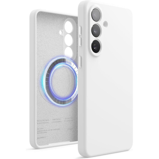 Θήκη Samsung Galaxy S26 Plus Elago Magnetic Silicone Case Premium Σιλικόνης με MagSafe - White (EGS26MSSC67-WH)
