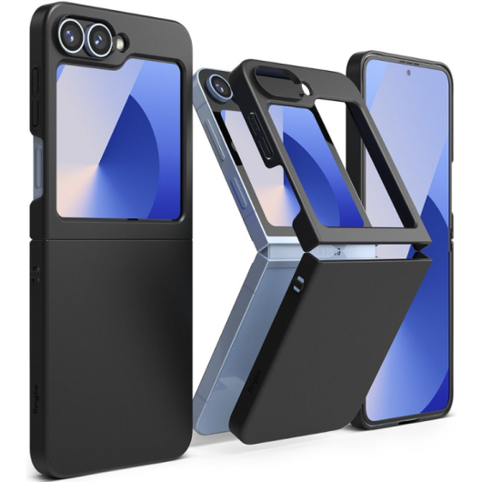 Θήκη Samsung Galaxy Z Flip6 Ringke Slim Ultra-Thin Cover PC Λεπτή Σκληρή - Black (8809961787614)