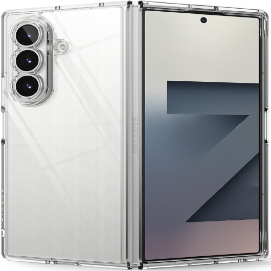 Θήκη Samsung Galaxy Z Fold7 Ringke Fusion Σκληρή Ανθεκτική Διάφανη με TPU Bumper - Clear (8800293855255)