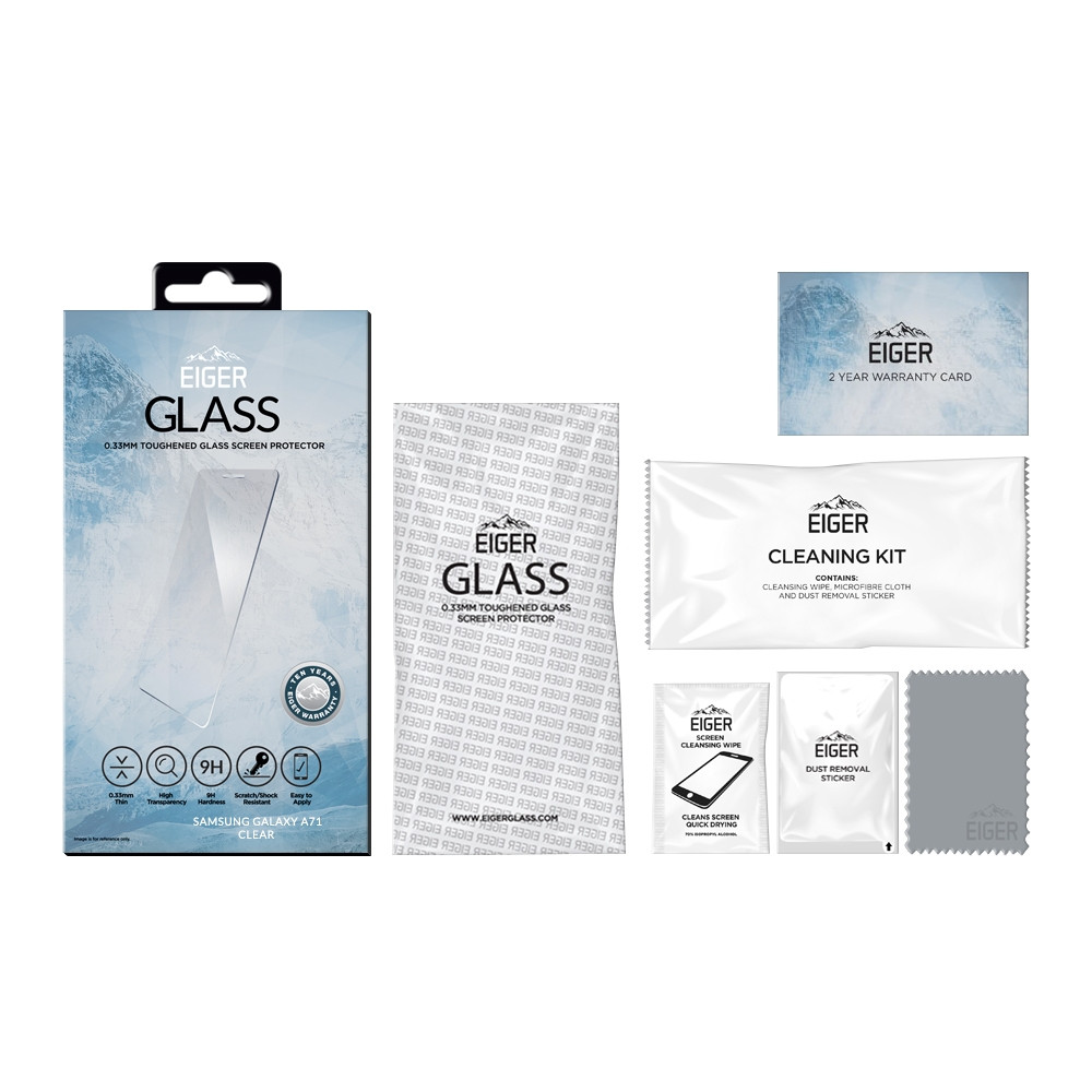 Eiger Galaxy A71 2.5D GLASS Clear (EGSP00574)