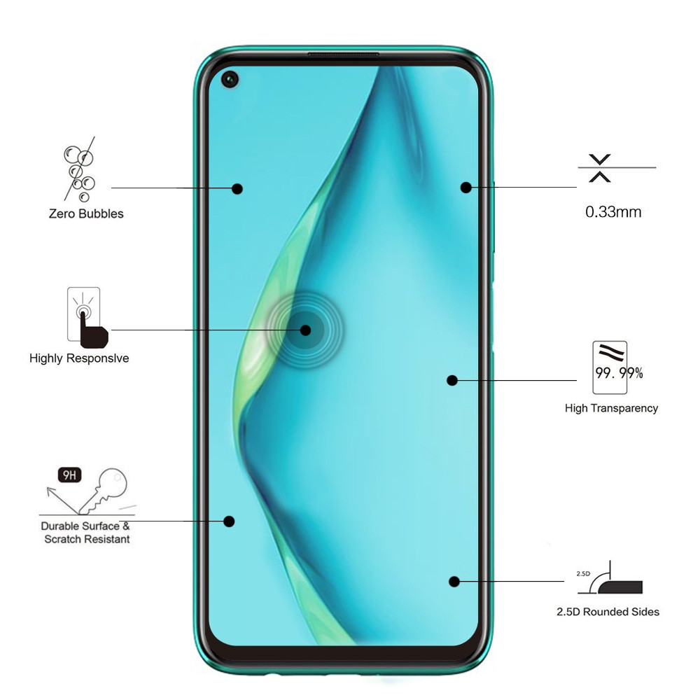 Eiger Huawei P40 Lite Full Screen 3D GLASS (EGSP00600)