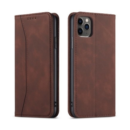 Bodycell Θήκη - Πορτοφόλι Apple iPhone 12 Pro Max - Dark Brown (5206015055430)