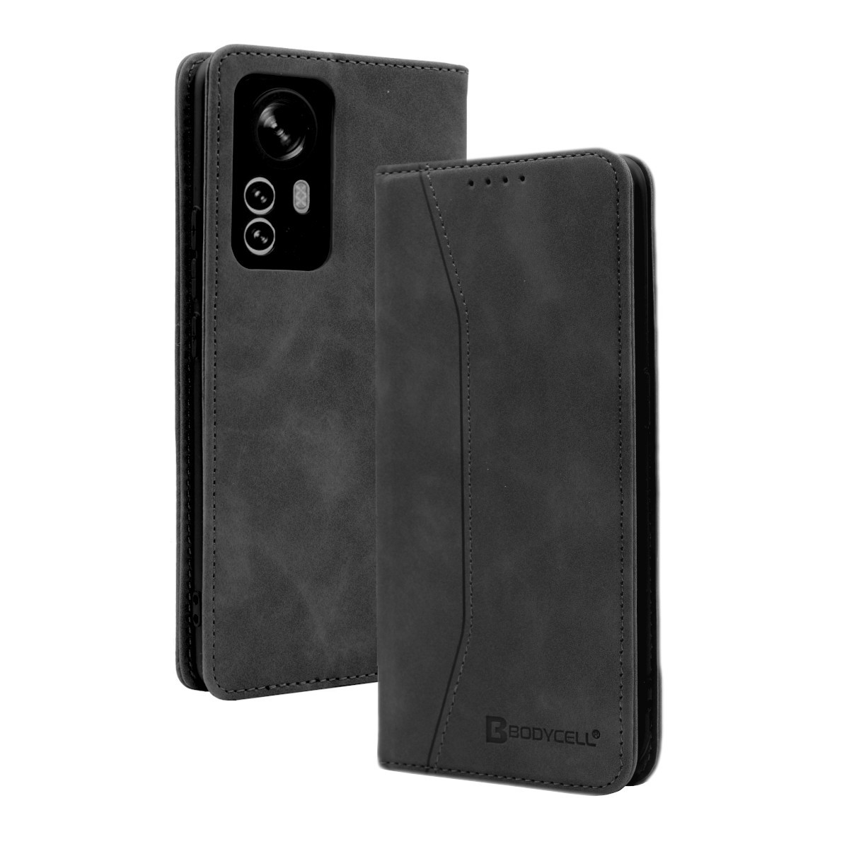 Bodycell Θήκη - Πορτοφόλι Xiaomi 12 Pro 5G - Black (200-109-401)