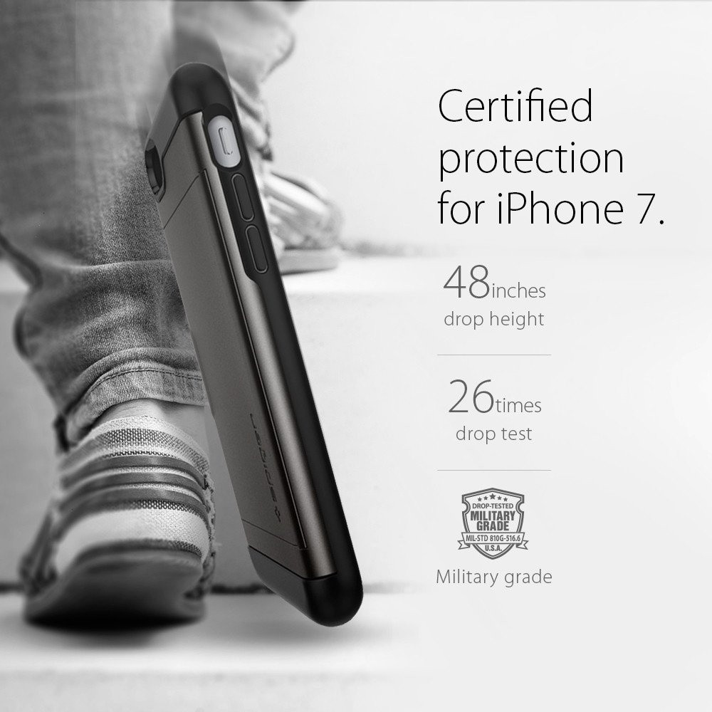 Spigen iPhone 7 Slim Armor CS Gunmetal (042CS20453)