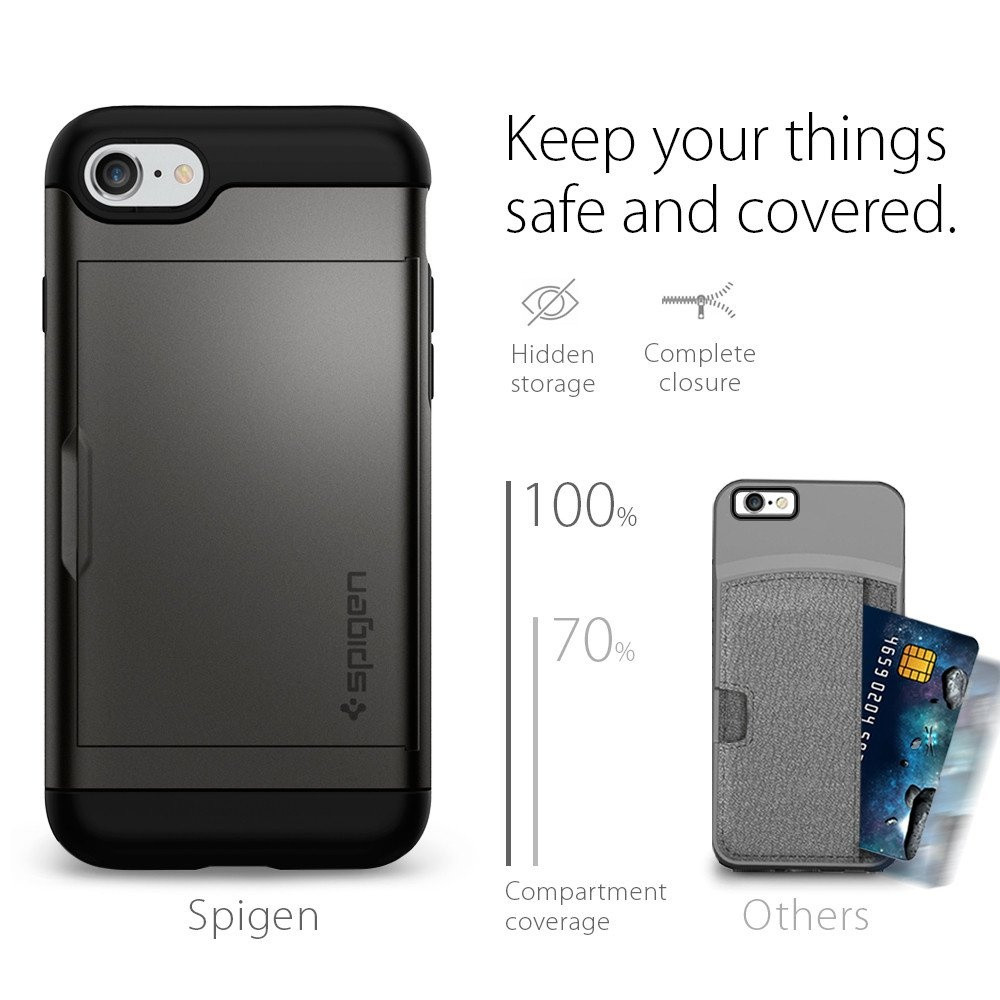 Spigen iPhone 7 Slim Armor CS Gunmetal (042CS20453)