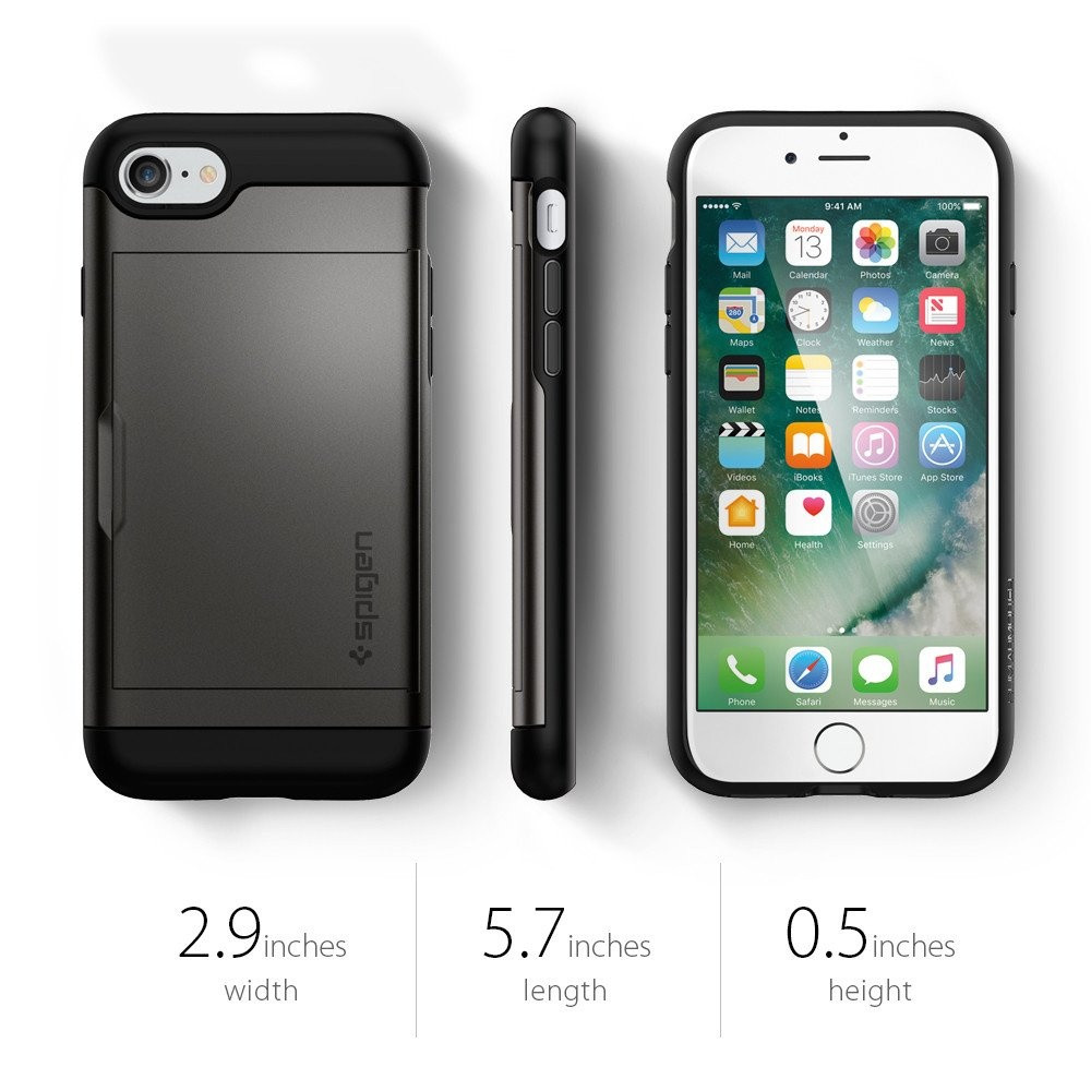 Spigen iPhone 7 Slim Armor CS Gunmetal (042CS20453)