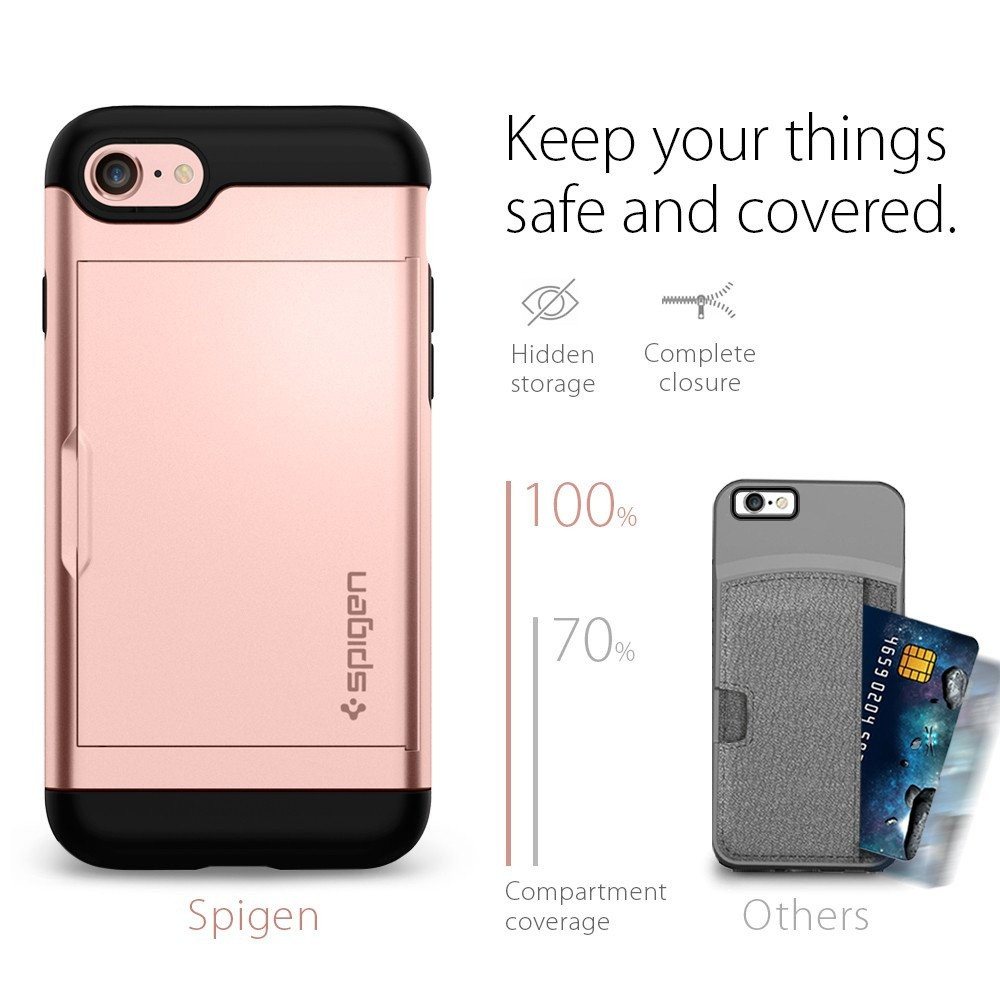 Spigen iPhone 7 Slim Armor CS Rose Gold (042CS20454)