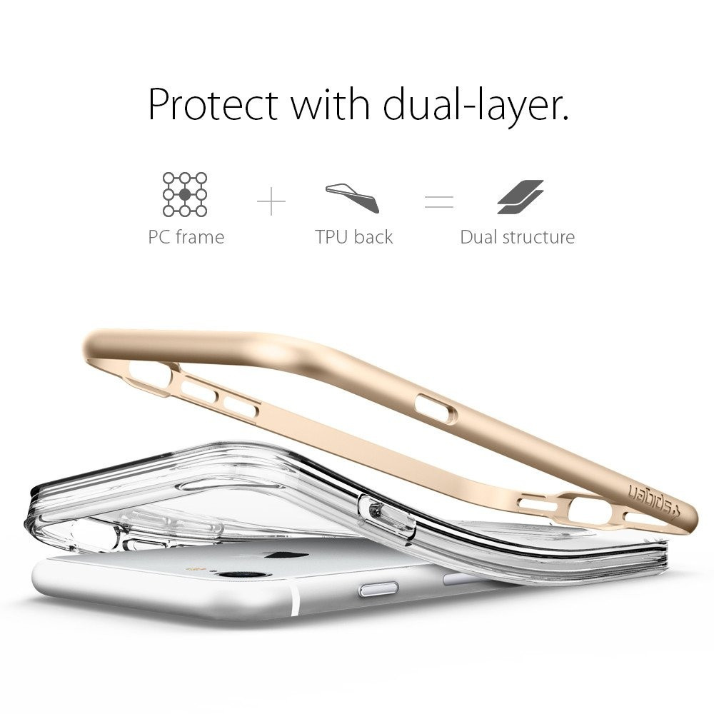 Spigen iPhone 7 Crystal Hybrid Champagne Gold (042CS20460)