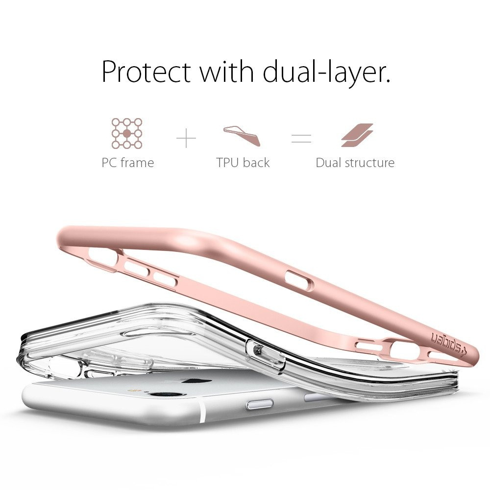 Spigen iPhone 7 Crystal Hybrid Rose Gold (042CS20461)