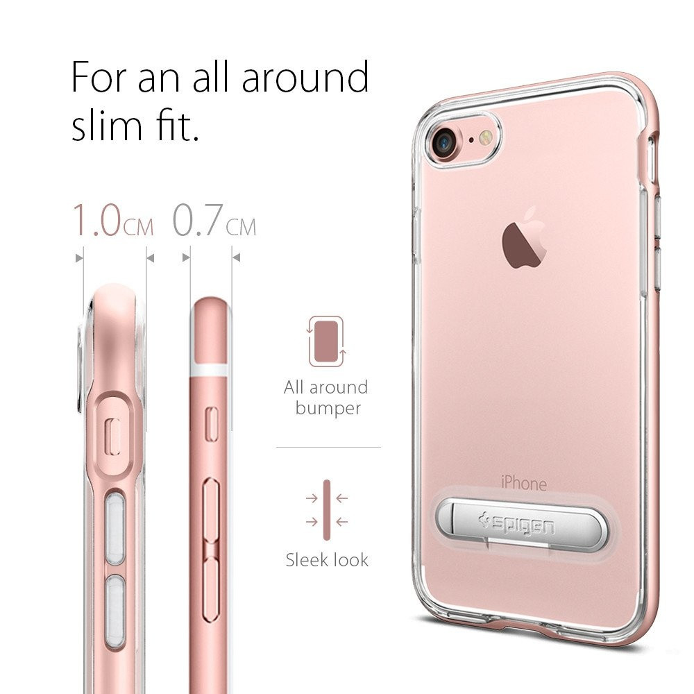 Spigen iPhone 7 Crystal Hybrid Rose Gold (042CS20461)