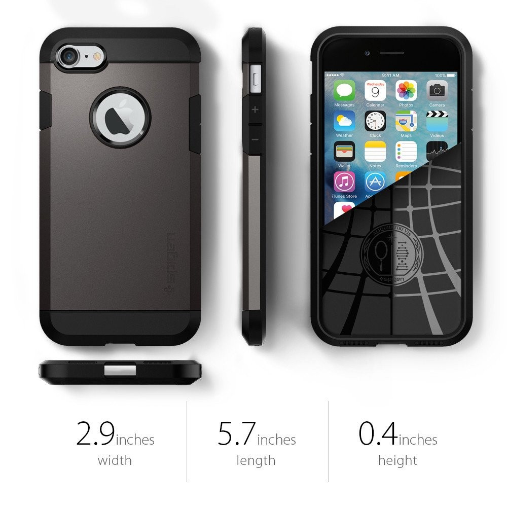 Spigen iPhone 7 Tough Armor Gunmetal (042CS20489)