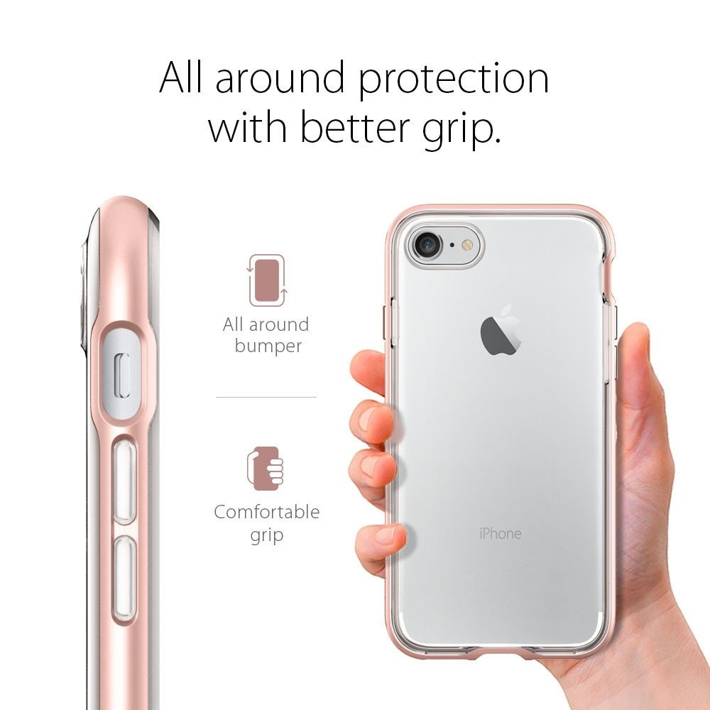 Spigen iPhone 7 Neo Hybrid Crystal Rose Gold (042CS20524)