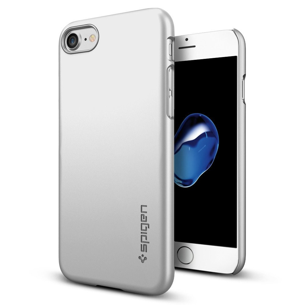 Spigen iPhone 7 Thin Fit Satin Silver (042CS20733)