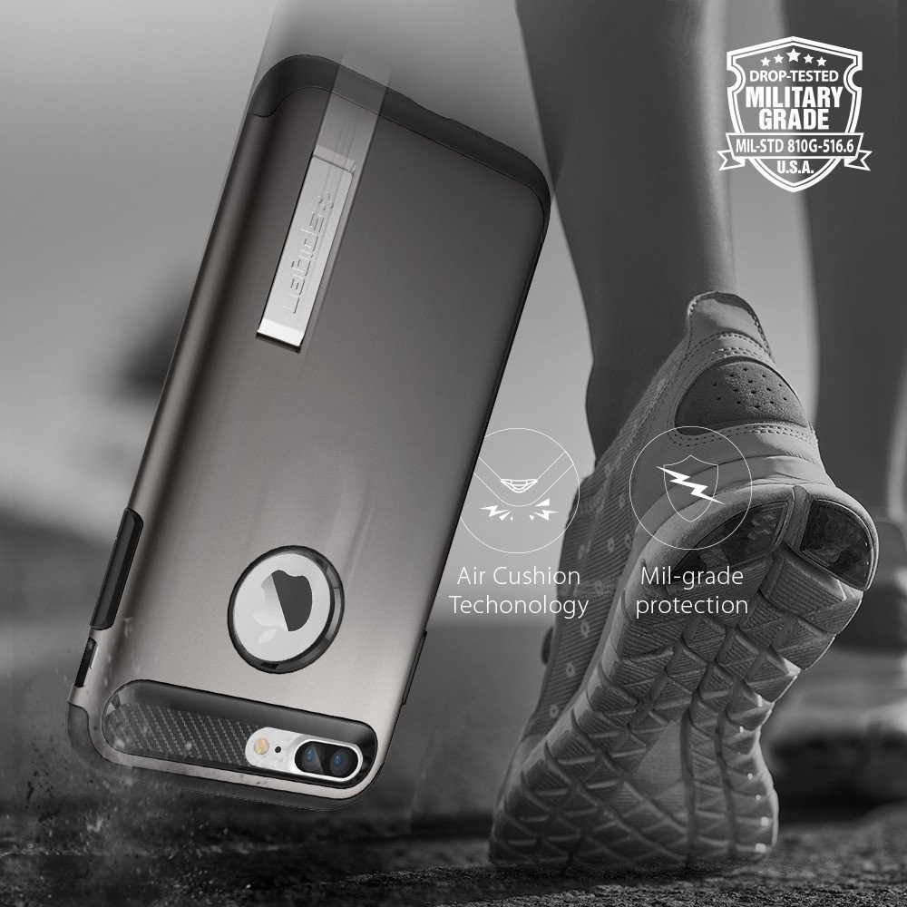 Spigen iPhone 7 Plus Slim Armor Gunmetal (043CS20309)