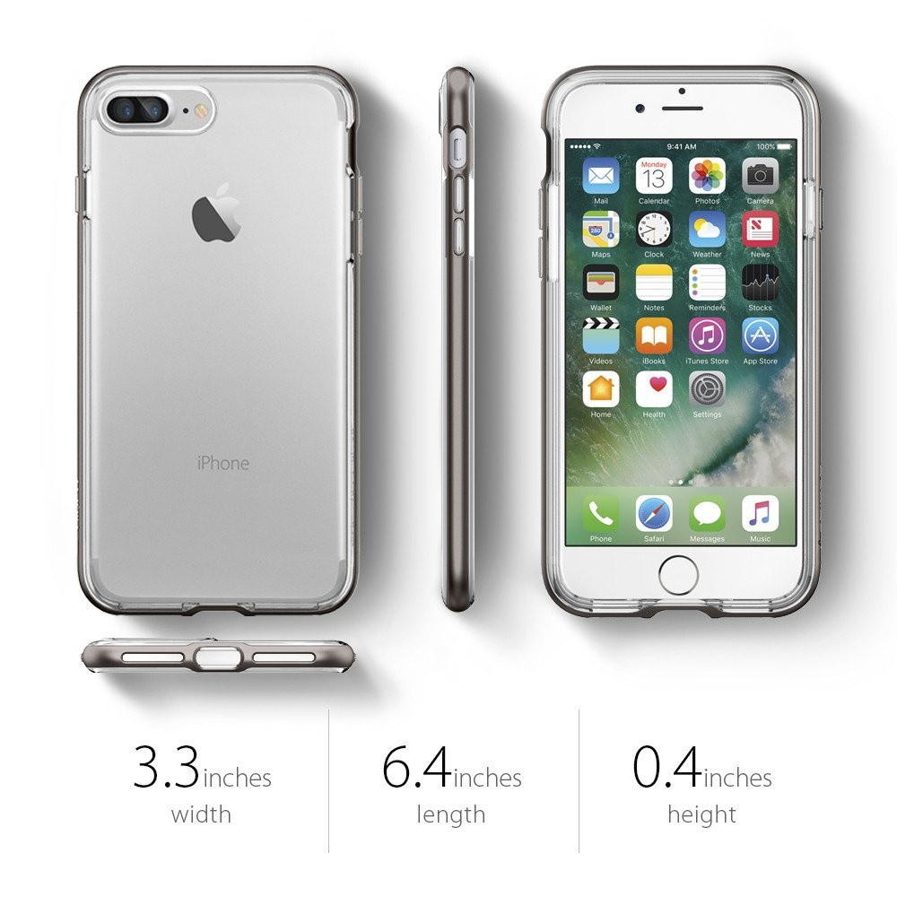 Spigen iPhone 7 Plus Neo Hybrid Crystal Gunmetal (043CS20539)