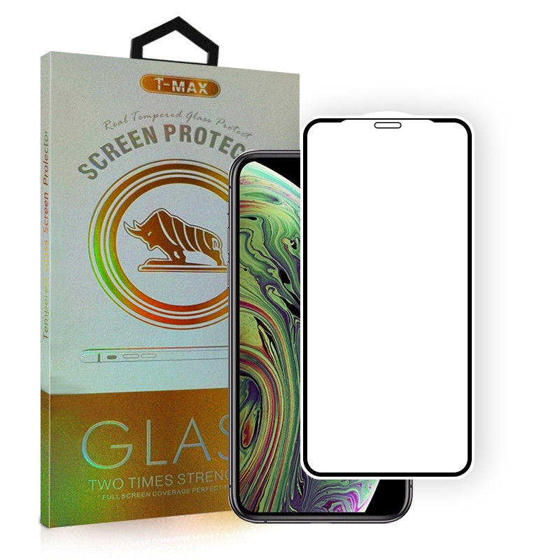 T-Max Premium 3D Tempered Glass Full Glue - Αντιχαρακτικό Γυαλί Οθόνης iPhone 13 Pro Max - Black (05-00187)
