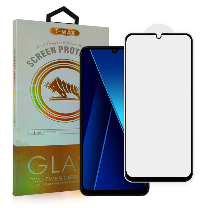 Tempered Glass Realme C63 4G T-Max Premium Full Glue Αντιχαρακτικό Γυαλί Προστασίας Οθόνης - Black (5206015080319)