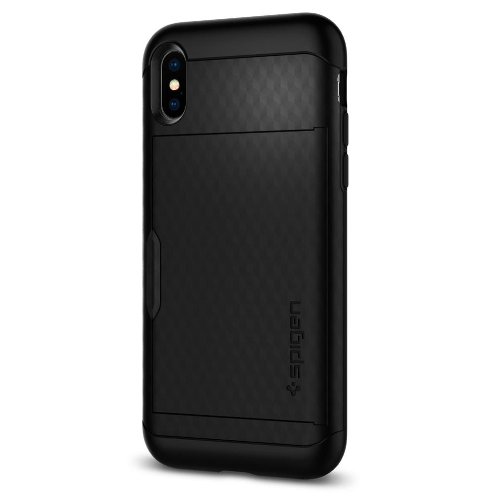 Spigen iPhone X Crystal Wallet Black (057CS22151)