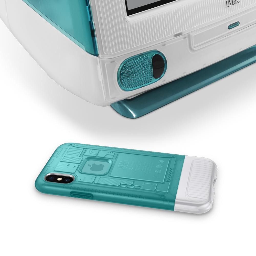 Spigen iPhone X / Xs Classic C1 Bondi Blue (057CS23194)