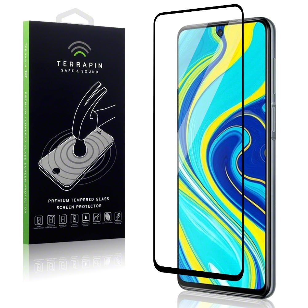Terrapin Tempered Glass - Fullface Αντιχαρακτικό Γυαλί Οθόνης Xiaomi Redmi 9A / 9C - Black (006-121-023)