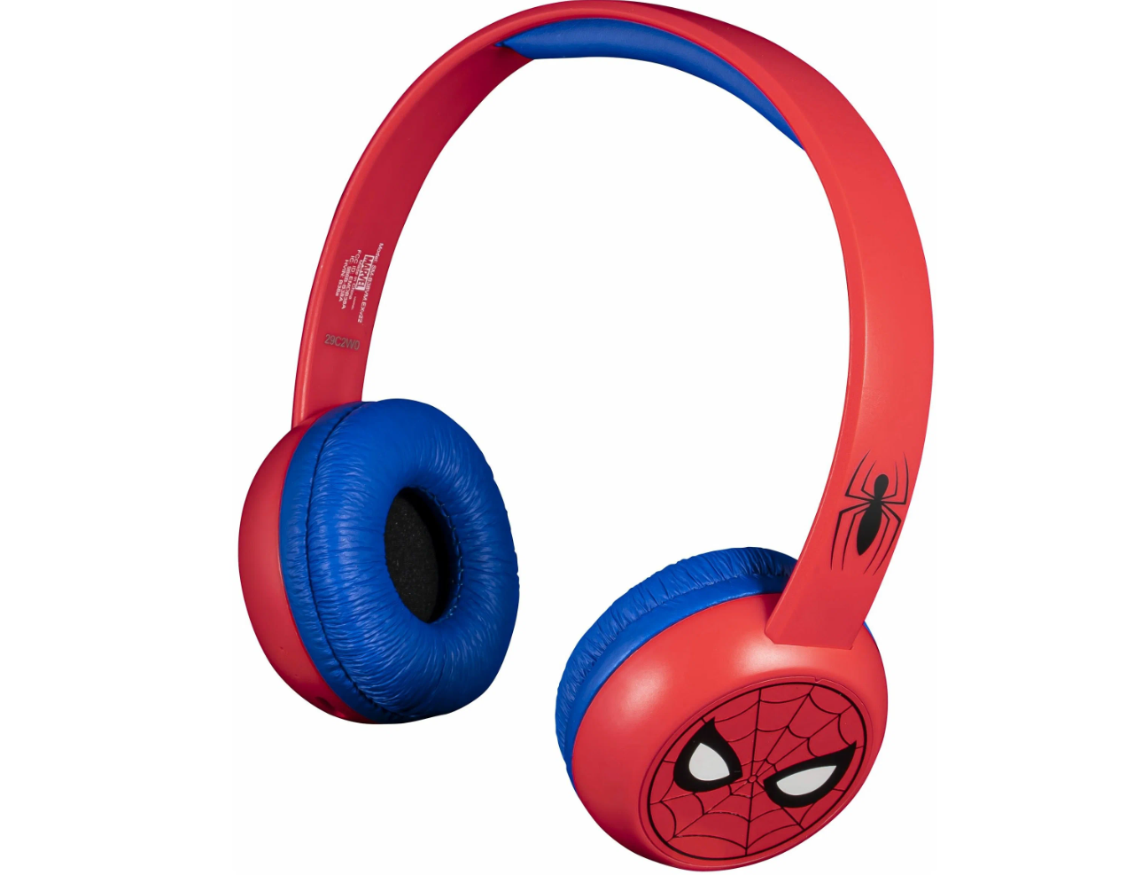 eKids Spiderman Ασύρματα Ακουστικά με ασφαλή μέγιστη ένταση ήχου για παιδιά και εφήβους  (Κόκκινο/Μπλε) (SM-B38VM)