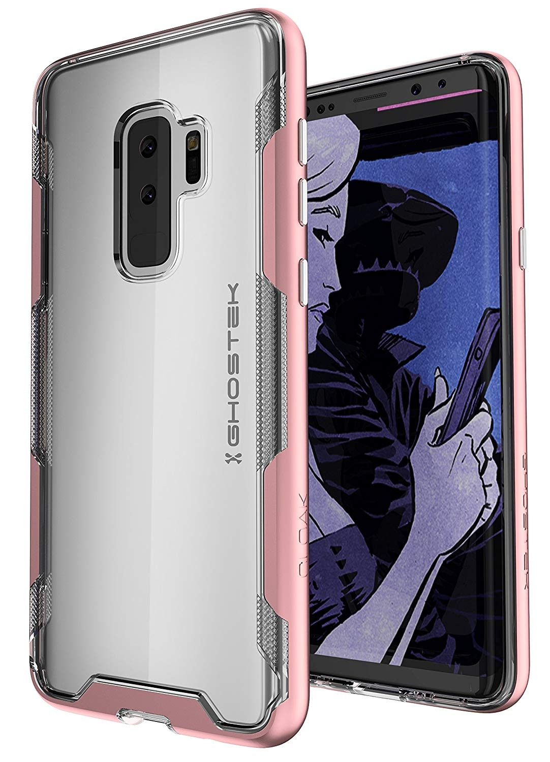 Ghostek Cloak 3 Series Θήκη Samsung Galaxy S9 Plus - Clear / Pink 