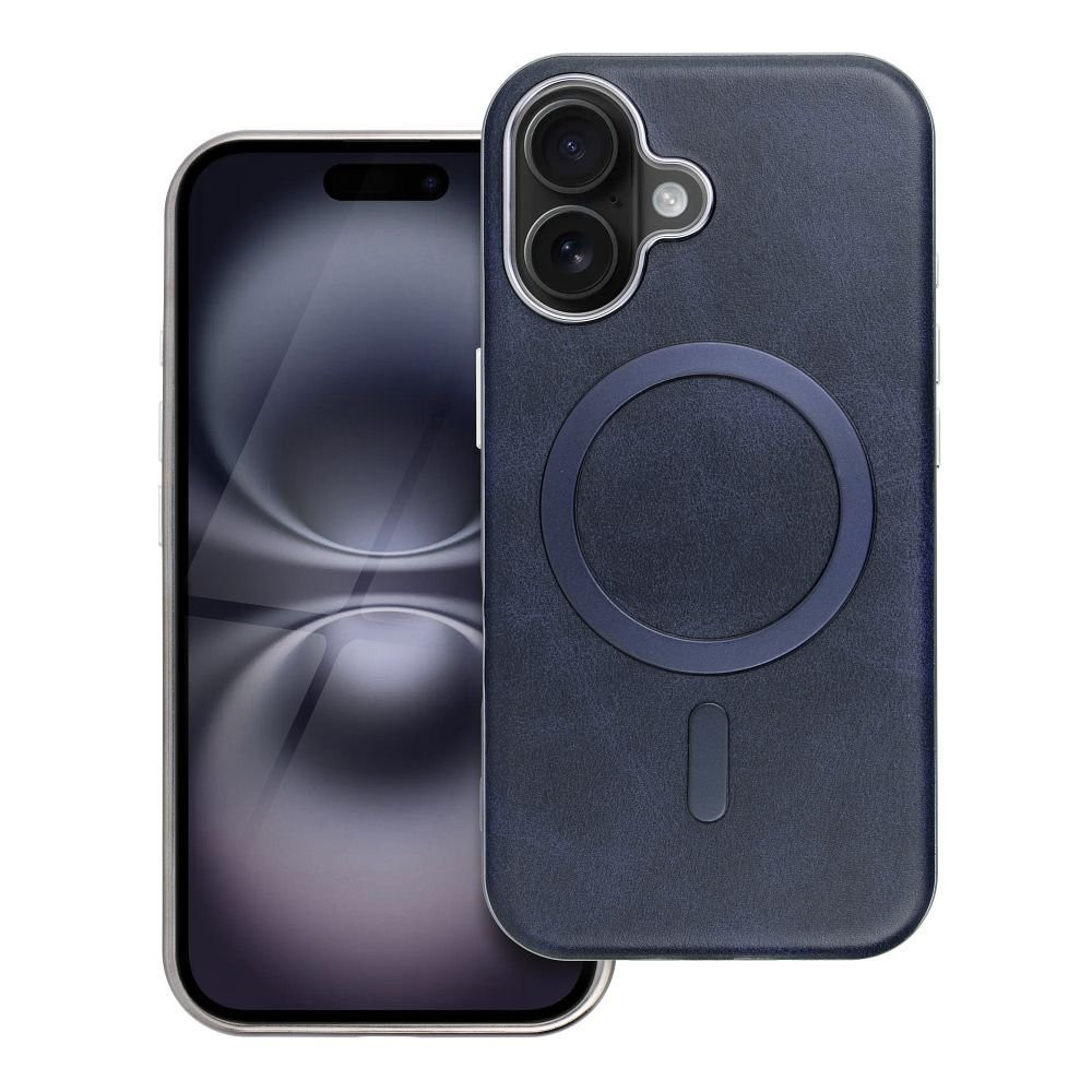 Oem Gentleman Mag Cover Case compatible with MagSafe for iPhone 13 Blue