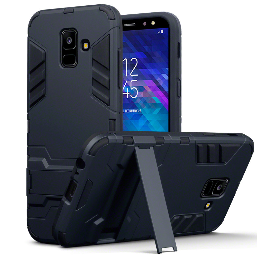 Terrapin Ανθεκτική Dual Layer Θήκη Samsung Galaxy A6 2018 - Black 