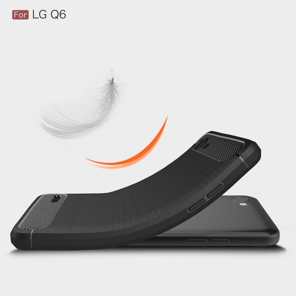 Θήκη TPU Carbon LG Q6 - Black