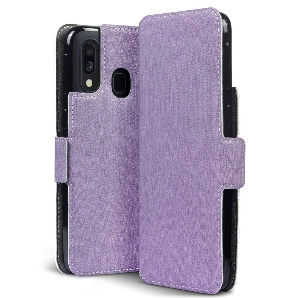 Terrapin Low Profile Θήκη - Πορτοφόλι Samsung Galaxy A40 - Purple (117-002a-147)