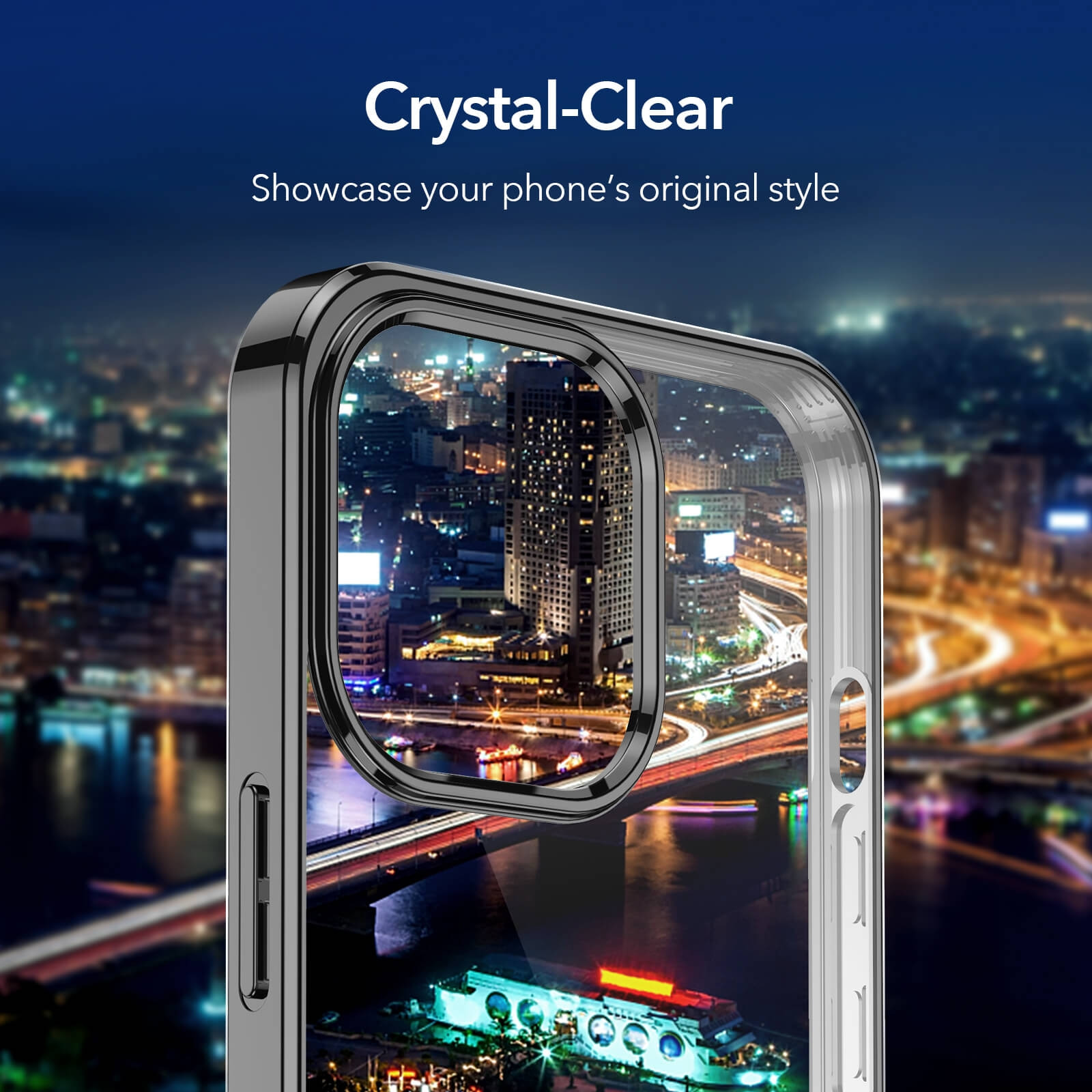 ESR Θήκη Σιλικόνης iPhone 13 Project Zero Case - Metallic Black (200-109-282)