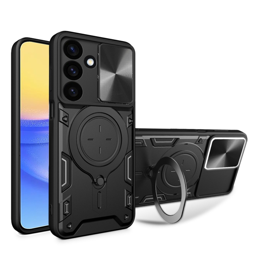 Techsuit CamShield - Ανθεκτική Θήκη με Κάλυμμα για την Κάμερα & Μεταλλικό Ring Holder - Samsung Galaxy A16 4G / A16 5G
