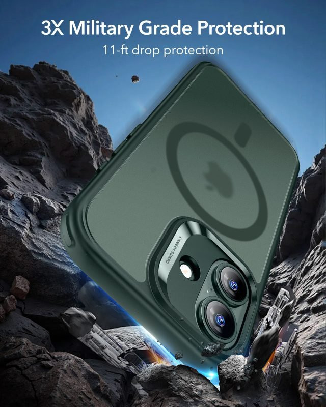 Θήκη ESR Classic Hybrid (Camera Control Button) MagSafe Frosted Green iPhone 17