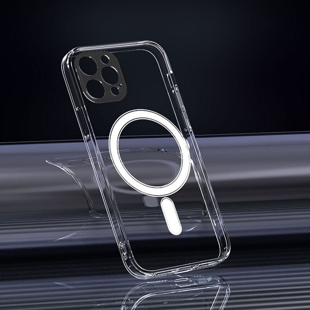 Oem Drop Glue case with camera protection compatible with MagSafe for IPHONE 13 transparent