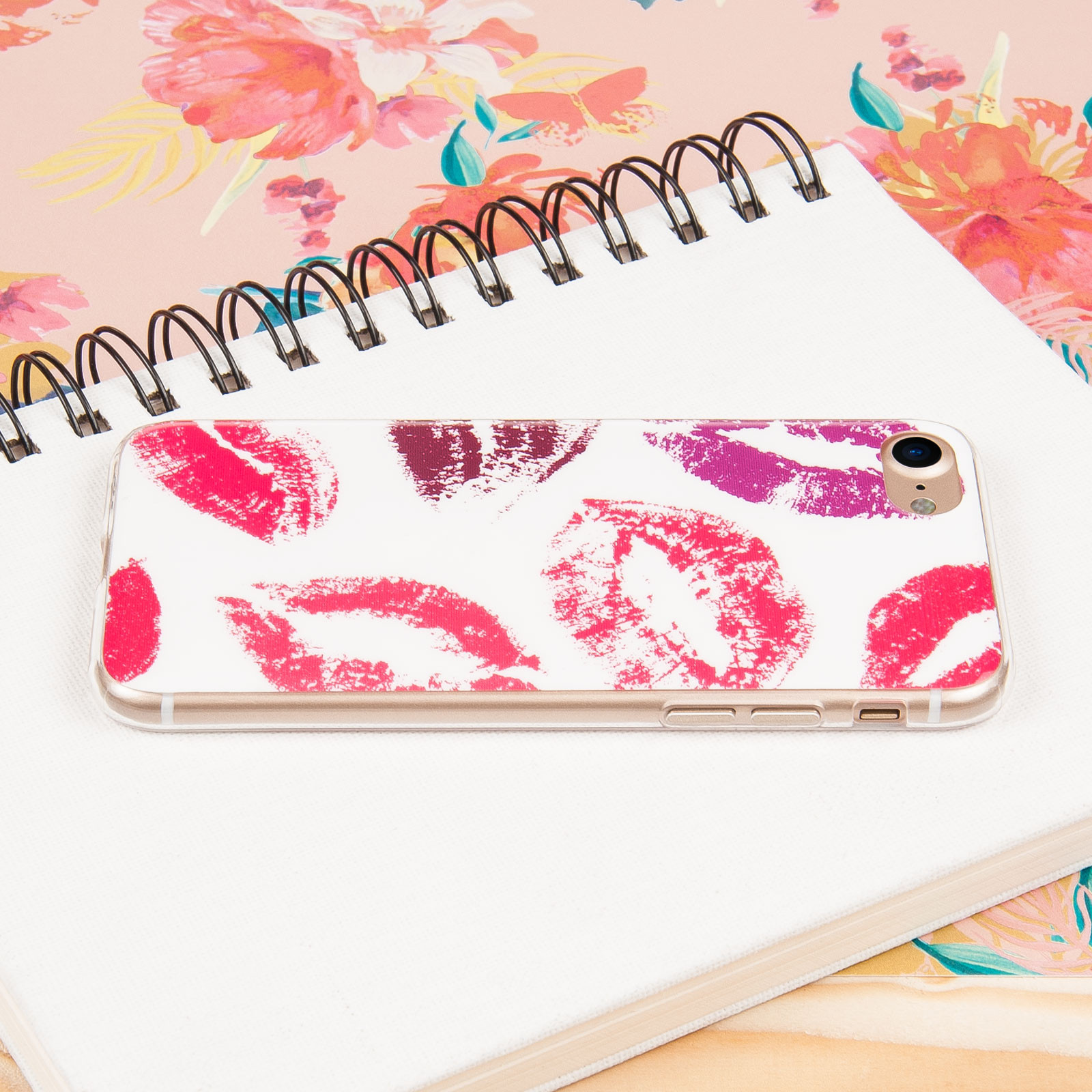 Θήκη σιλικόνης για iPhone 7 Lips by YouSave Accessories και screen protector (200-101-657)