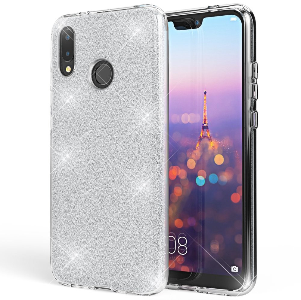 Shining Glitter Case για Huawei P Smart 2019 - Silver (200-103-832)